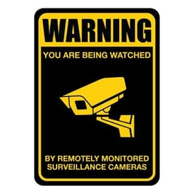 CCTV Warning Sign A3, Laminated, UV Rated